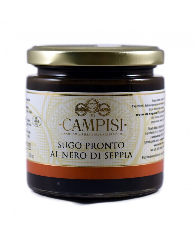 sugo pronto al nero di seppia 220 g Campisi Conserve