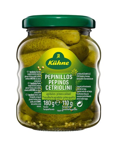 Cetriolini agrodolce Kuhne180g