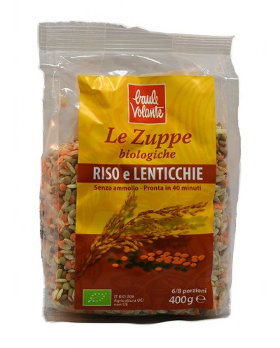 Zuppa riso lenticchie 400g...